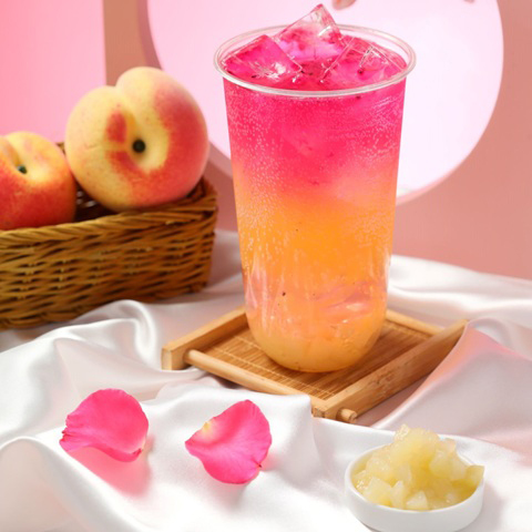 Sweet Peach Rose Fizz