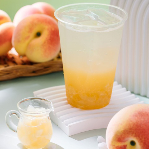 Peach Yogurt Sparkling Drink
