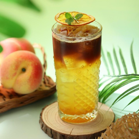 Peach Sparkling Coffee