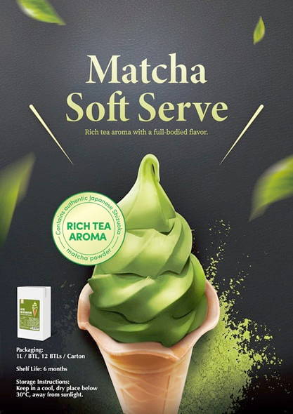 Matcha Soft Serve Mix Ambient Image
